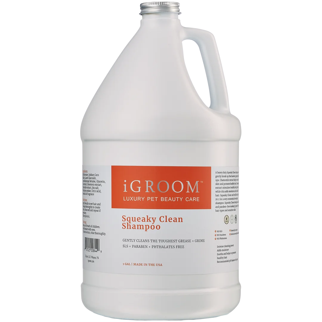 Squeaky Clean Shampoo Gallon by iGroom