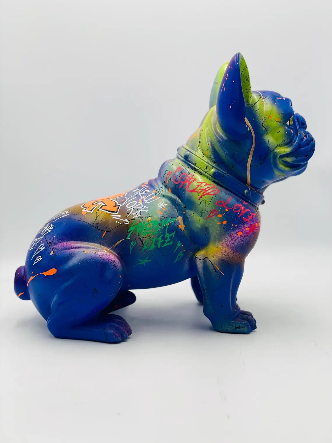 Street Art Design Custom French Bulldog Statue