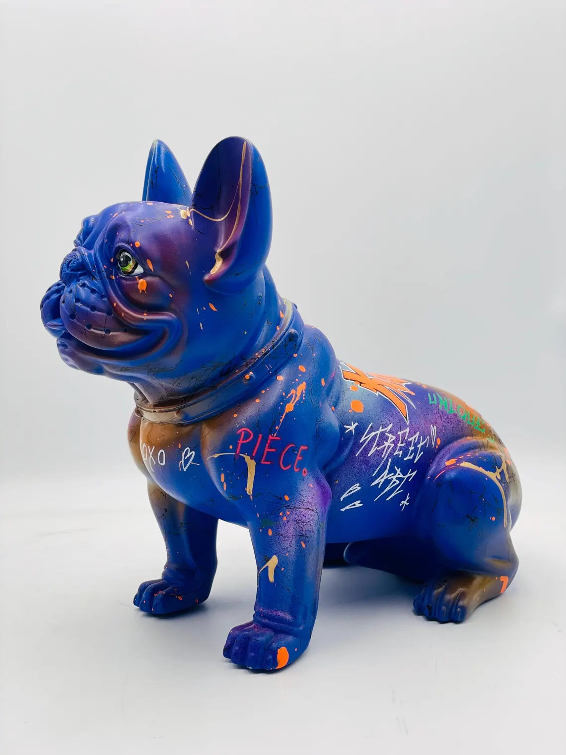 Street Art Design Custom French Bulldog Statue