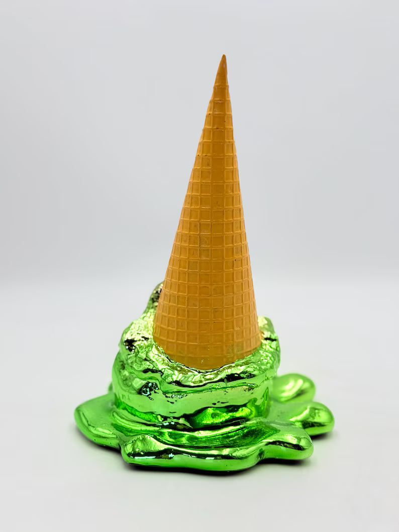 Opps! No. 1 Dropped Ice Cream Sculpture-Electric Green
