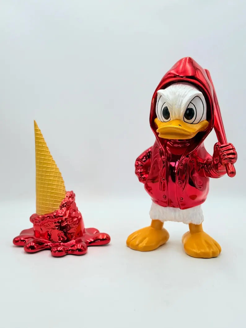 Opps! No. 1 Dropped Ice Cream Sculpture-Electric Red