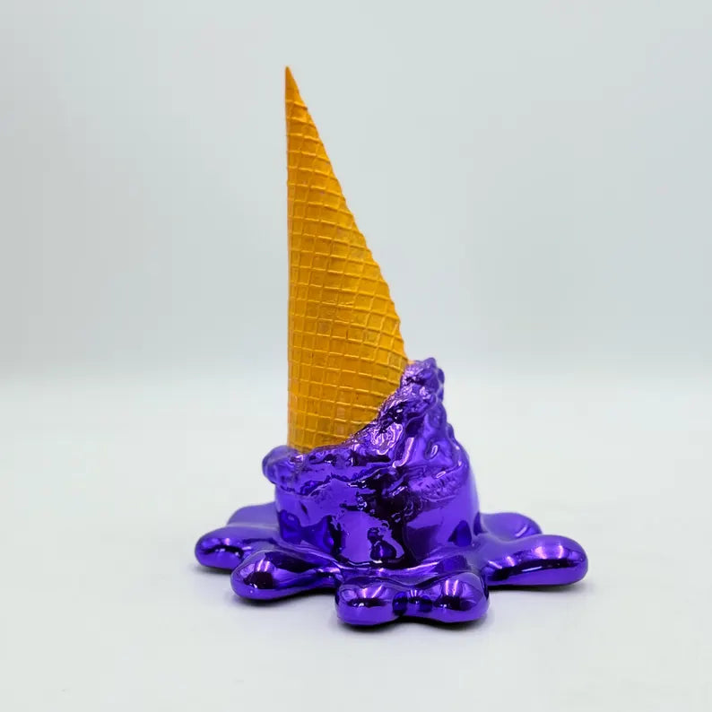 Opps! No. 1 Dropped Ice Cream Sculpture-Electric Purple