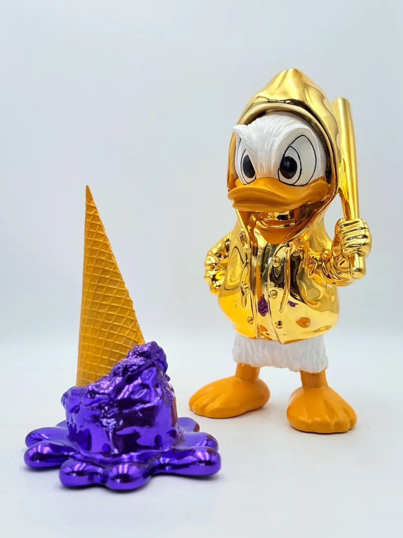 Opps! No. 1 Dropped Ice Cream Sculpture-Electric Purple