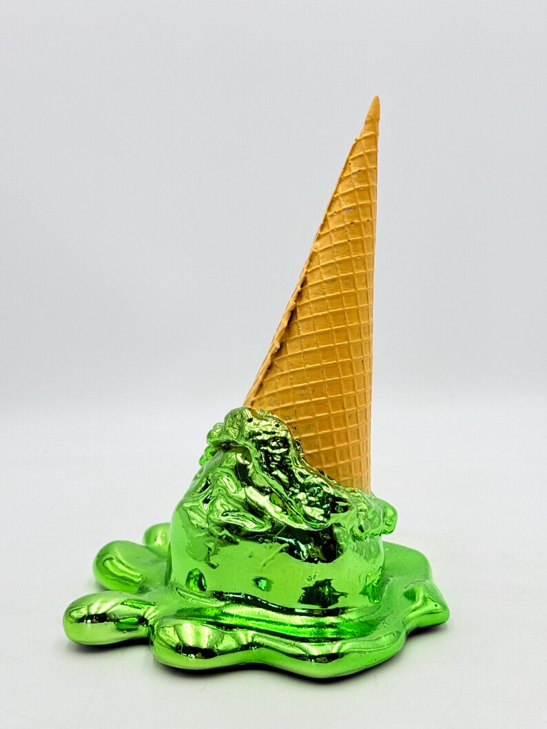 Opps! No. 1 Dropped Ice Cream Sculpture-Electric Green