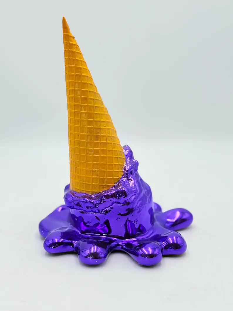 Opps! No. 1 Dropped Ice Cream Sculpture-Electric Purple