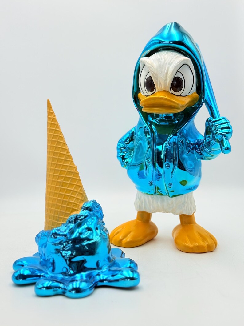 Opps! No. 1 Dropped Ice Cream Sculpture-Electric Blue