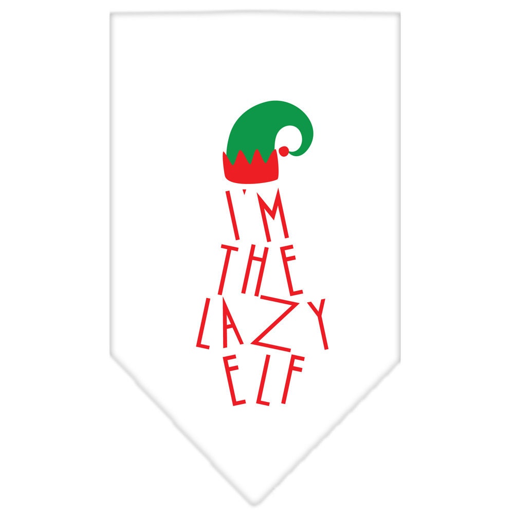 As You Wish Apparel – "Im The Lazy Elf" Christmas Pet Bandana