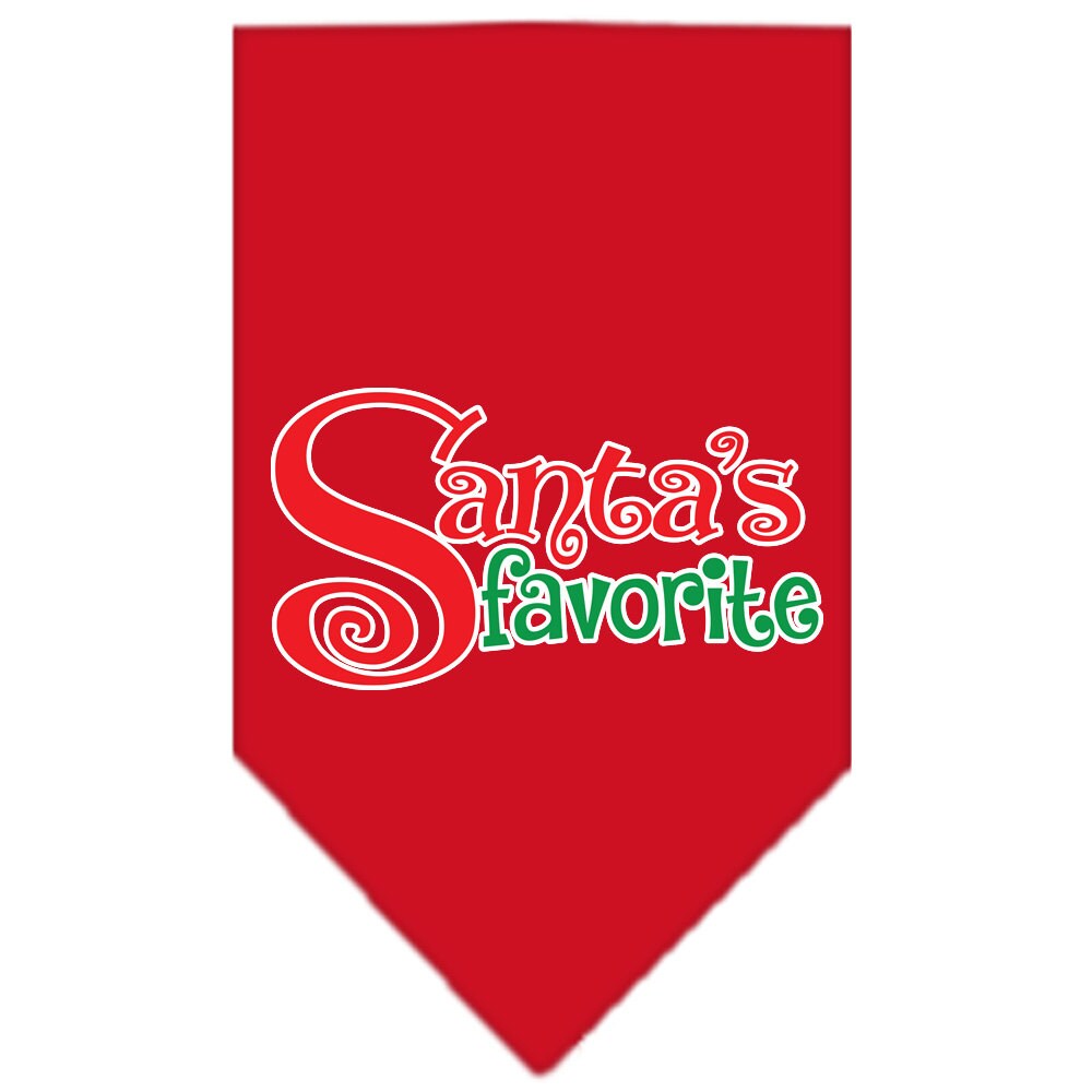 As You Wish Apparel – "Santas Favorite" Christmas Pet Bandana