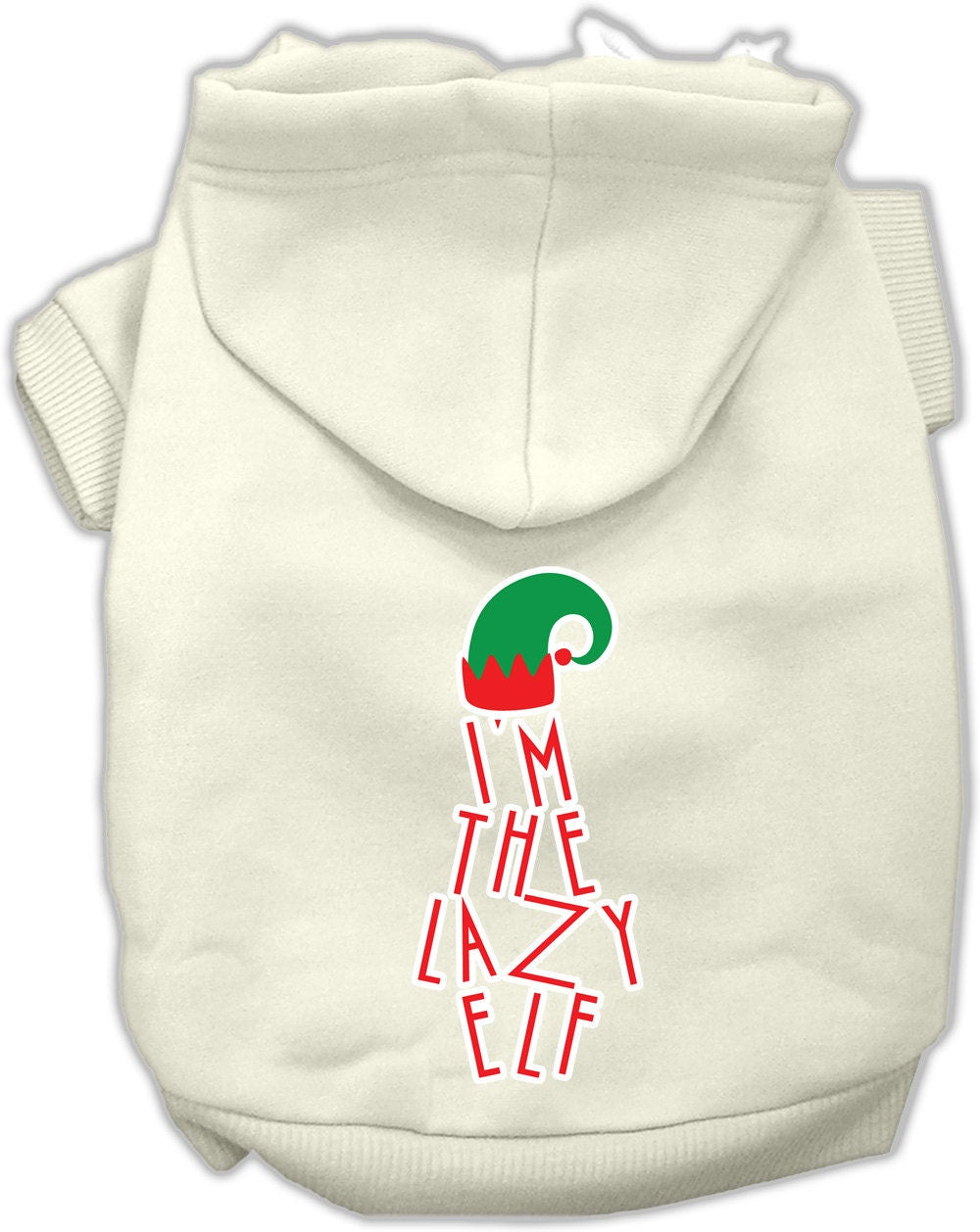 As You Wish Apparel – "Im The Lazy Elf" Christmas Pet Hoodie