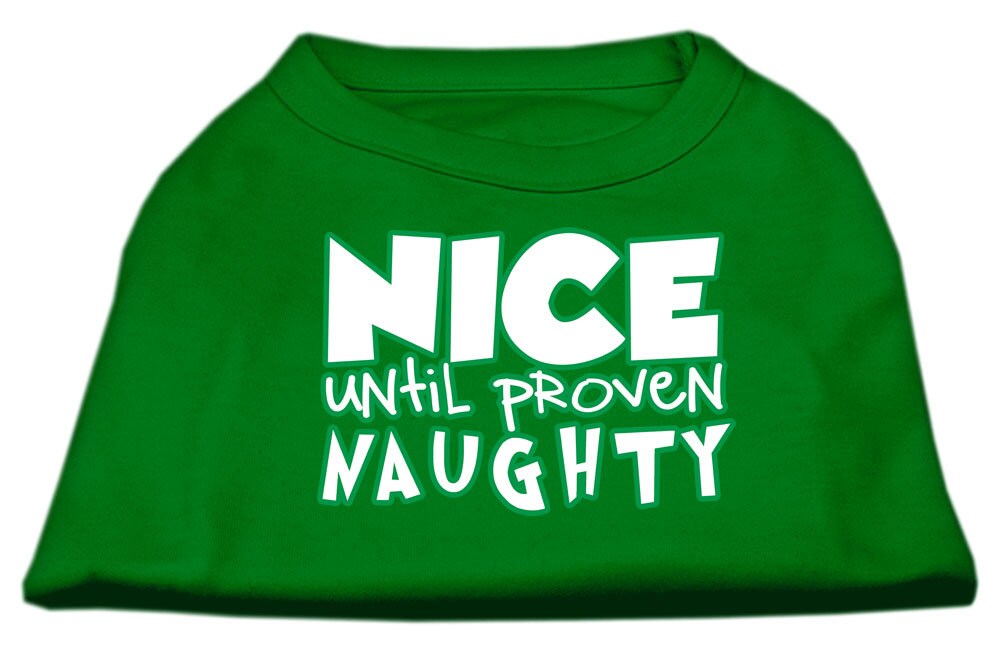 As You Wish Apparel – "Nice Until Proven Naughty" Christmas Pet Shirt