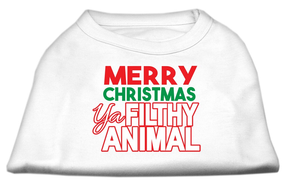 As You Wish Apparel – "Merry Christmas Ya Filthy Animal" Pet Shirt
