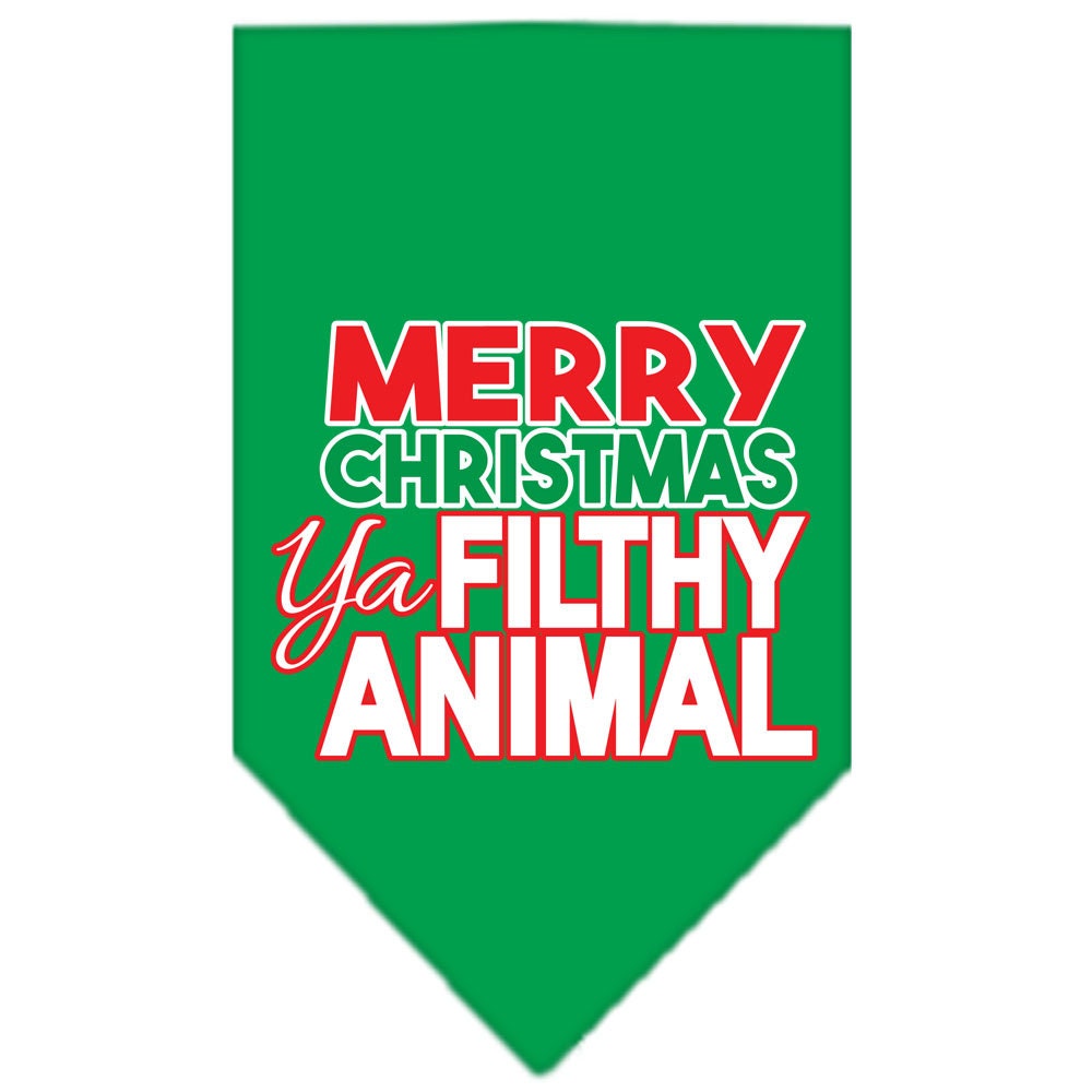 As You Wish Apparel – "Merry Christmas, Ya Filthy Animal" Pet Bandana