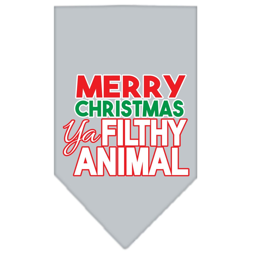As You Wish Apparel – "Merry Christmas, Ya Filthy Animal" Pet Bandana