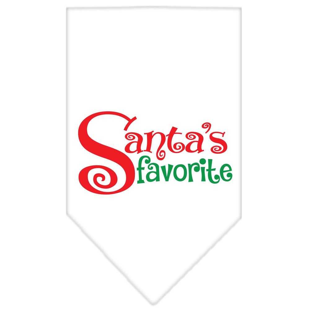 As You Wish Apparel – "Santas Favorite" Christmas Pet Bandana