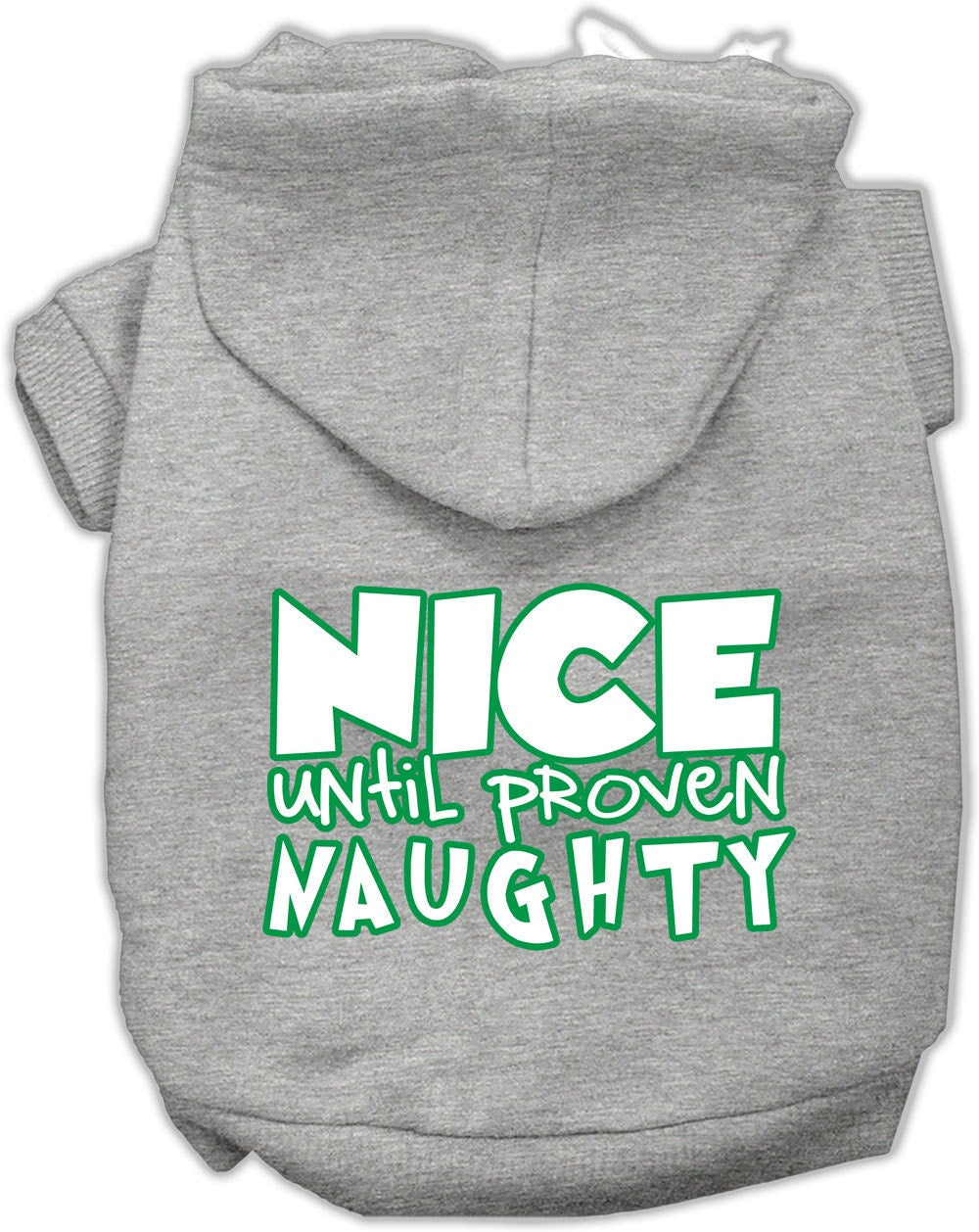 As You Wish Apparel – "Nice Until Proven Naughty" Christmas Pet Hoodie
