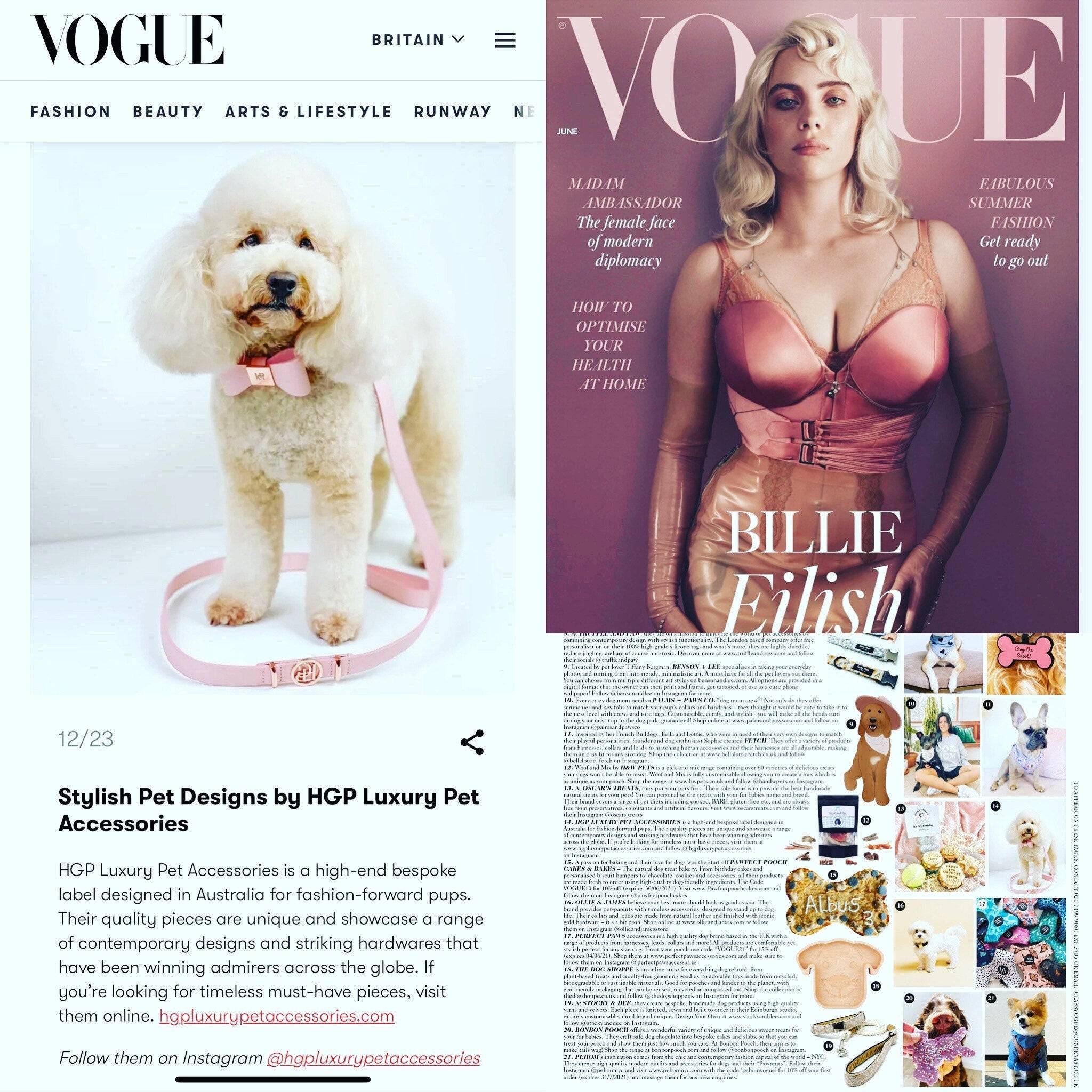 Dog/Cat Harness/Collar/Leash/Waste Bag ~ La Fleur Collection - (sold individually)