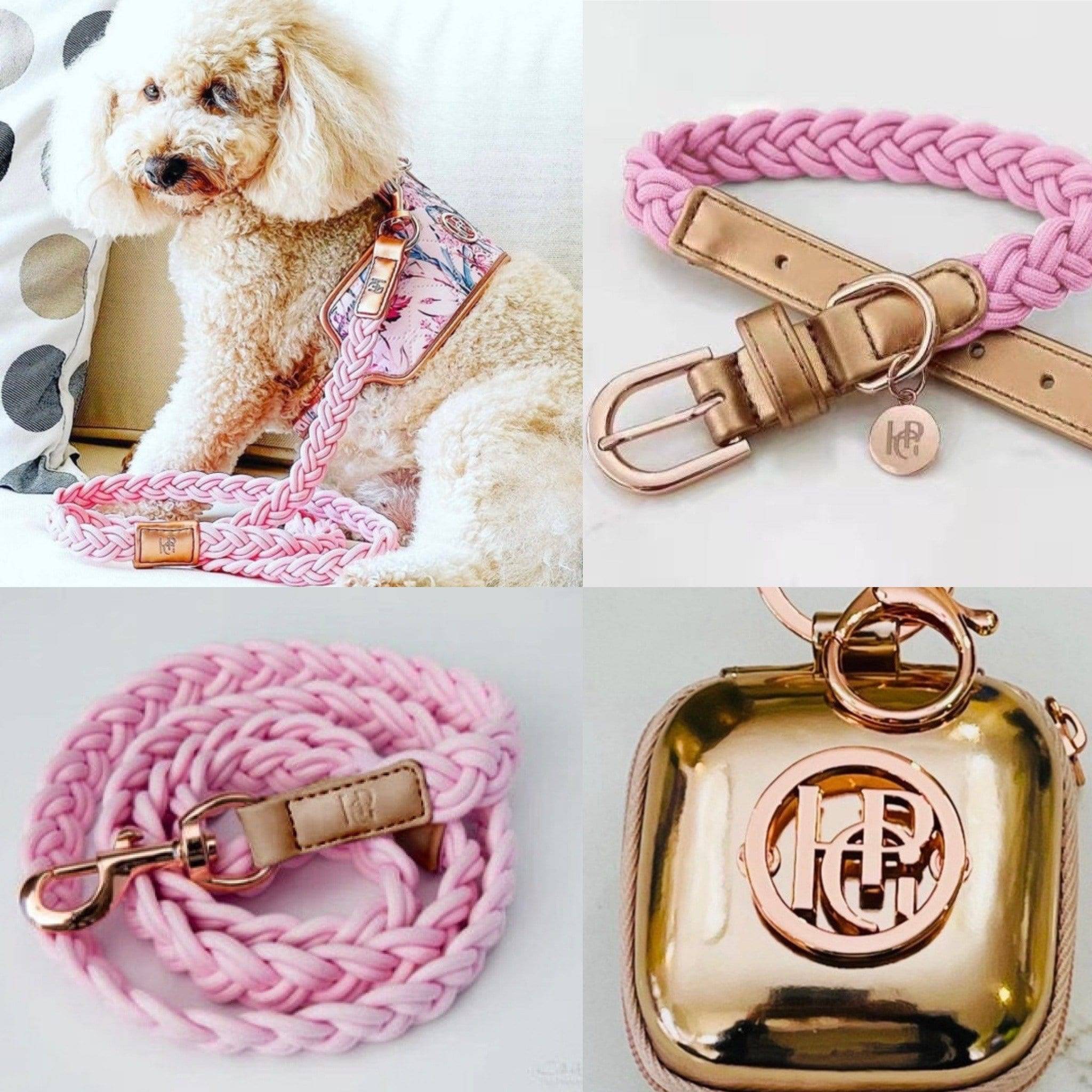 Dog/Cat Harness/Collar/Leash/Waste Bag ~ La Fleur Collection - (sold individually)