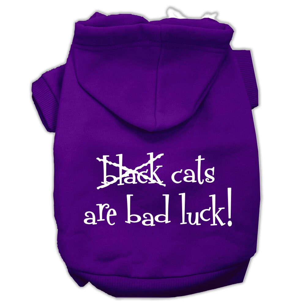 As You Wish Apparel – "Black Cats Are Bad Luck" Pet Hoodie