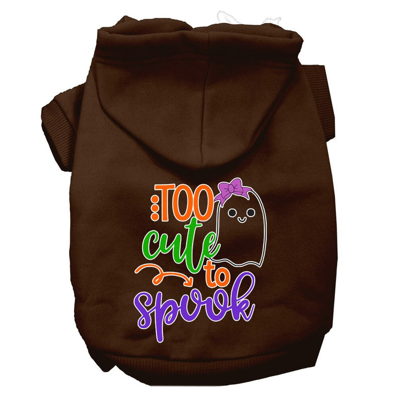 As You Wish Apparel – "Too Cute To Spook Girly Ghost" Halloween Pet Hoodie