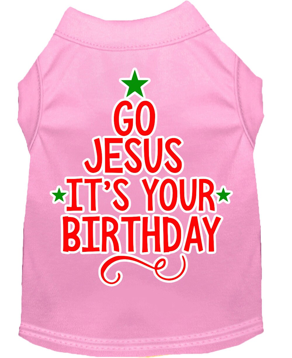 As You Wish Apparel – "Go Jesus, Its Your Birthday" Christmas Pet Shirt