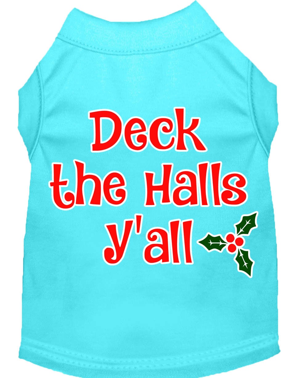 As You Wish Apparel – "Deck The Halls, Yall" Christmas Pet Shirt