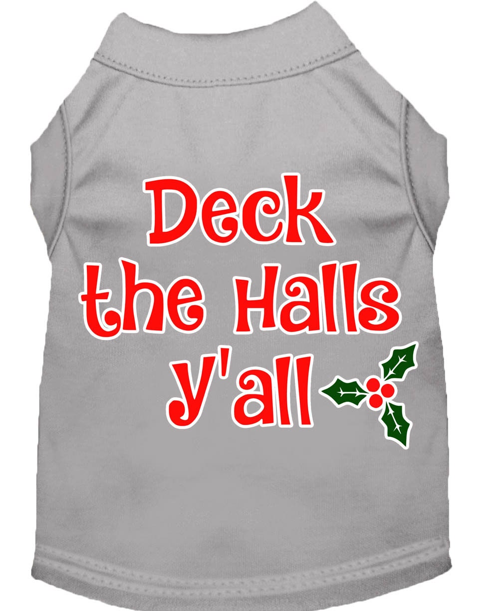 As You Wish Apparel – "Deck The Halls, Yall" Christmas Pet Shirt