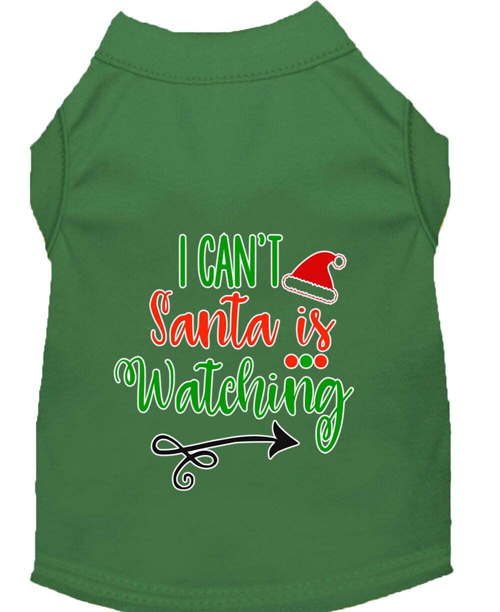 As You Wish Apparel – "I Cant, Santa is Watching" Christmas Pet Shirt