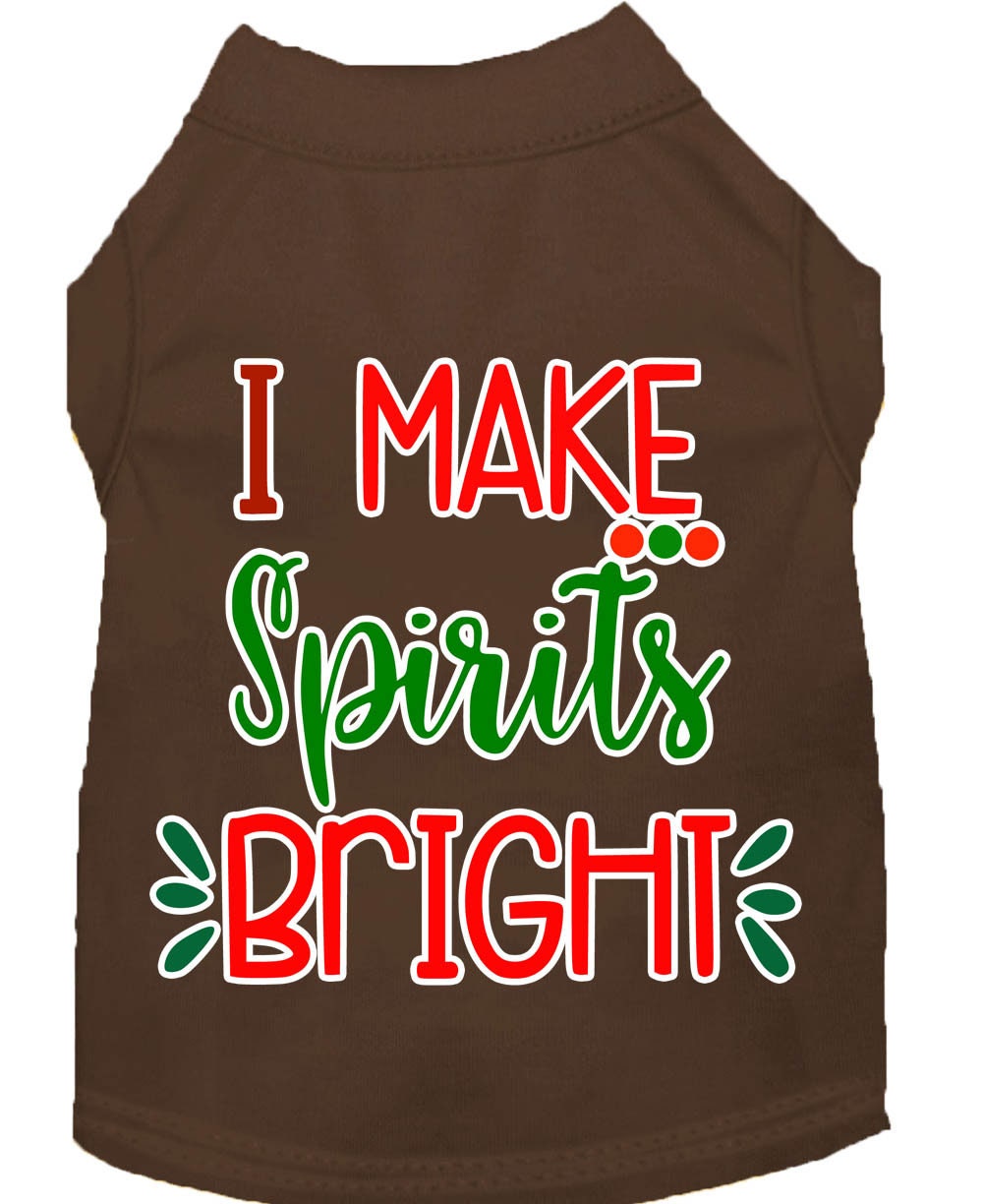 As You Wish Apparel – "I Make Spirits Bright" Christmas Pet Shirt