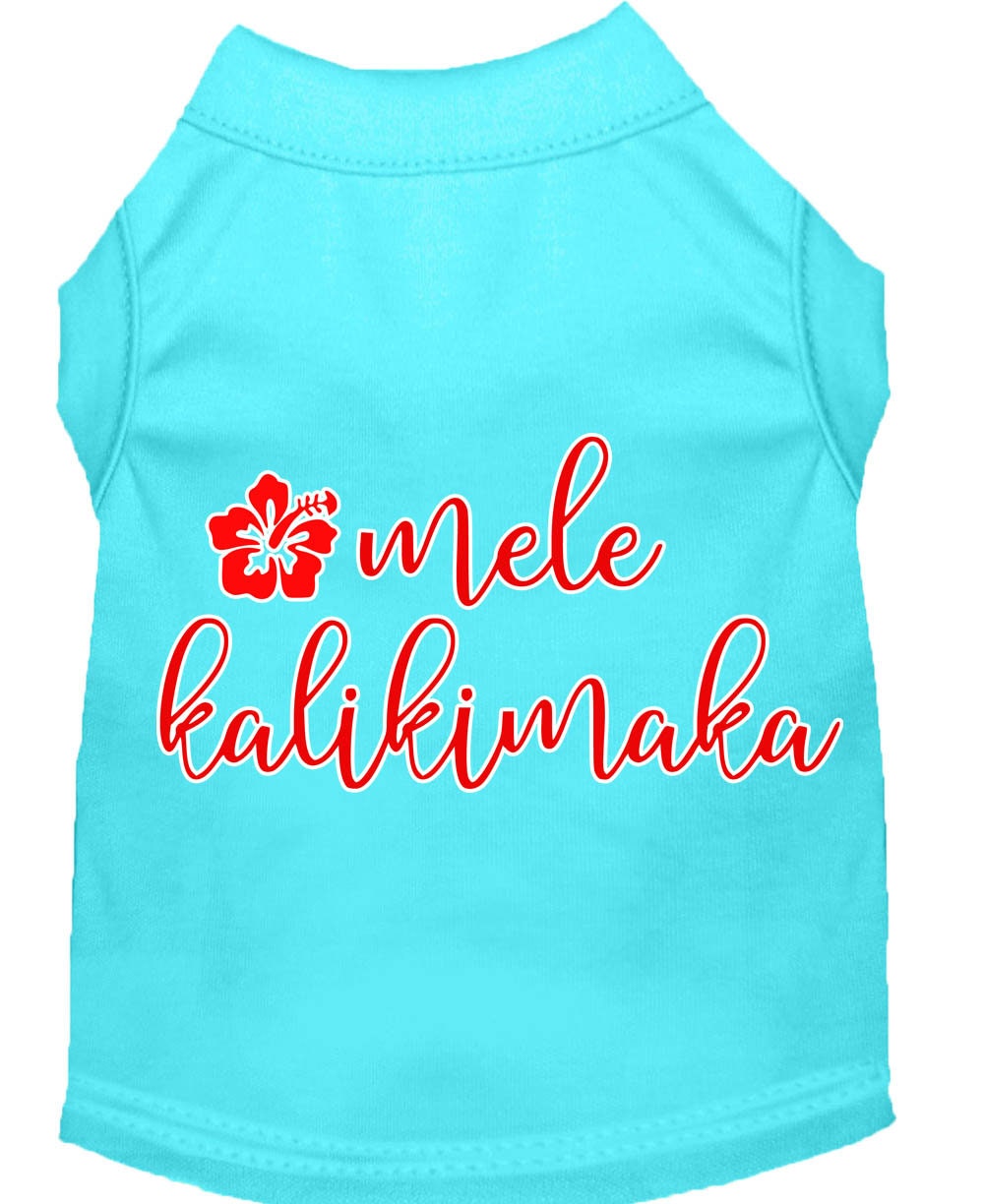 As You Wish Apparel – "Mele Kalikimaka" Christmas Pet Shirt