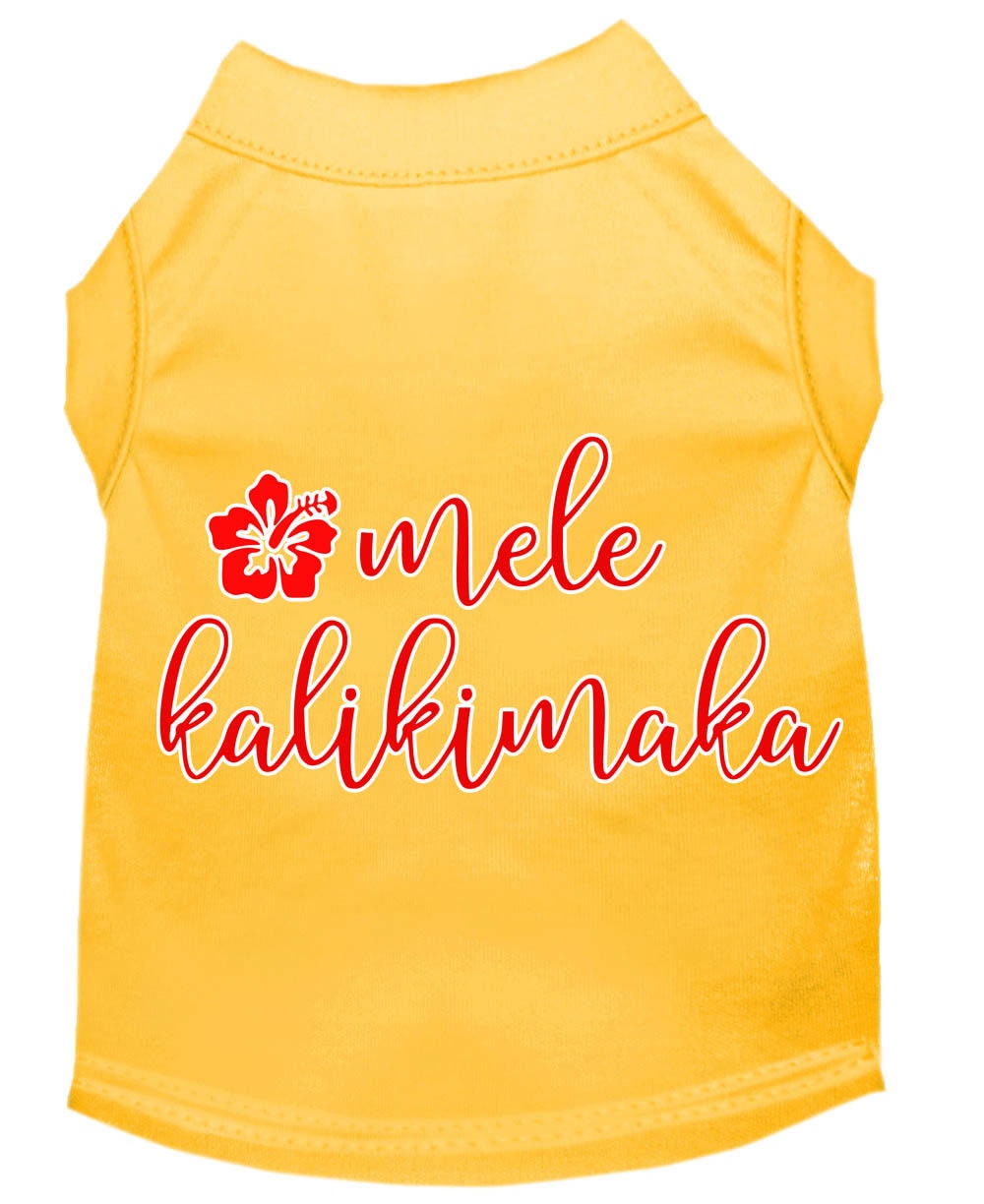 As You Wish Apparel – "Mele Kalikimaka" Christmas Pet Shirt