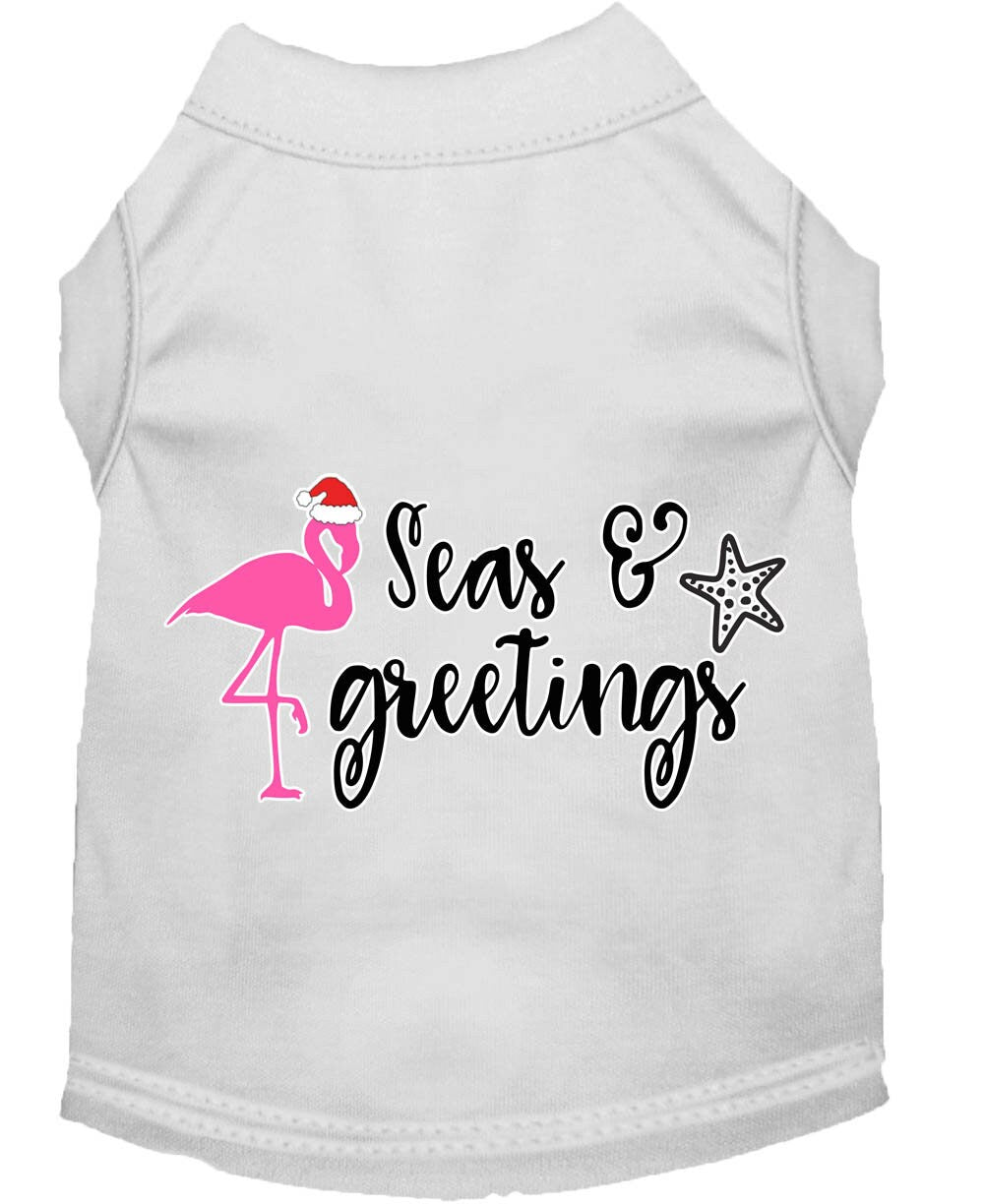 As You Wish Apparel – "Seas and Greetings" Christmas Pet Shirt