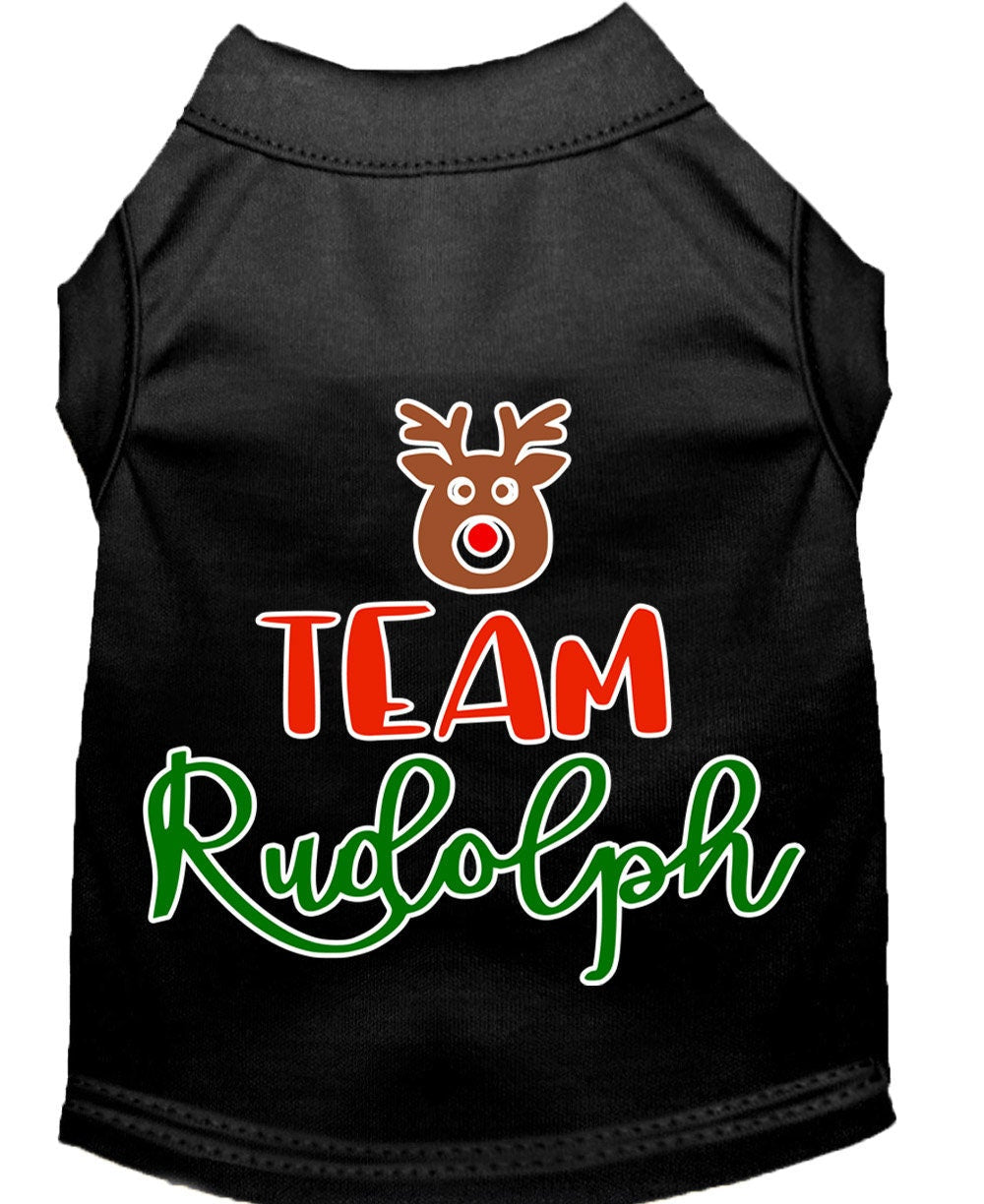 As You Wish Apparel – "Team Rudolph" Christmas Pet Shirt