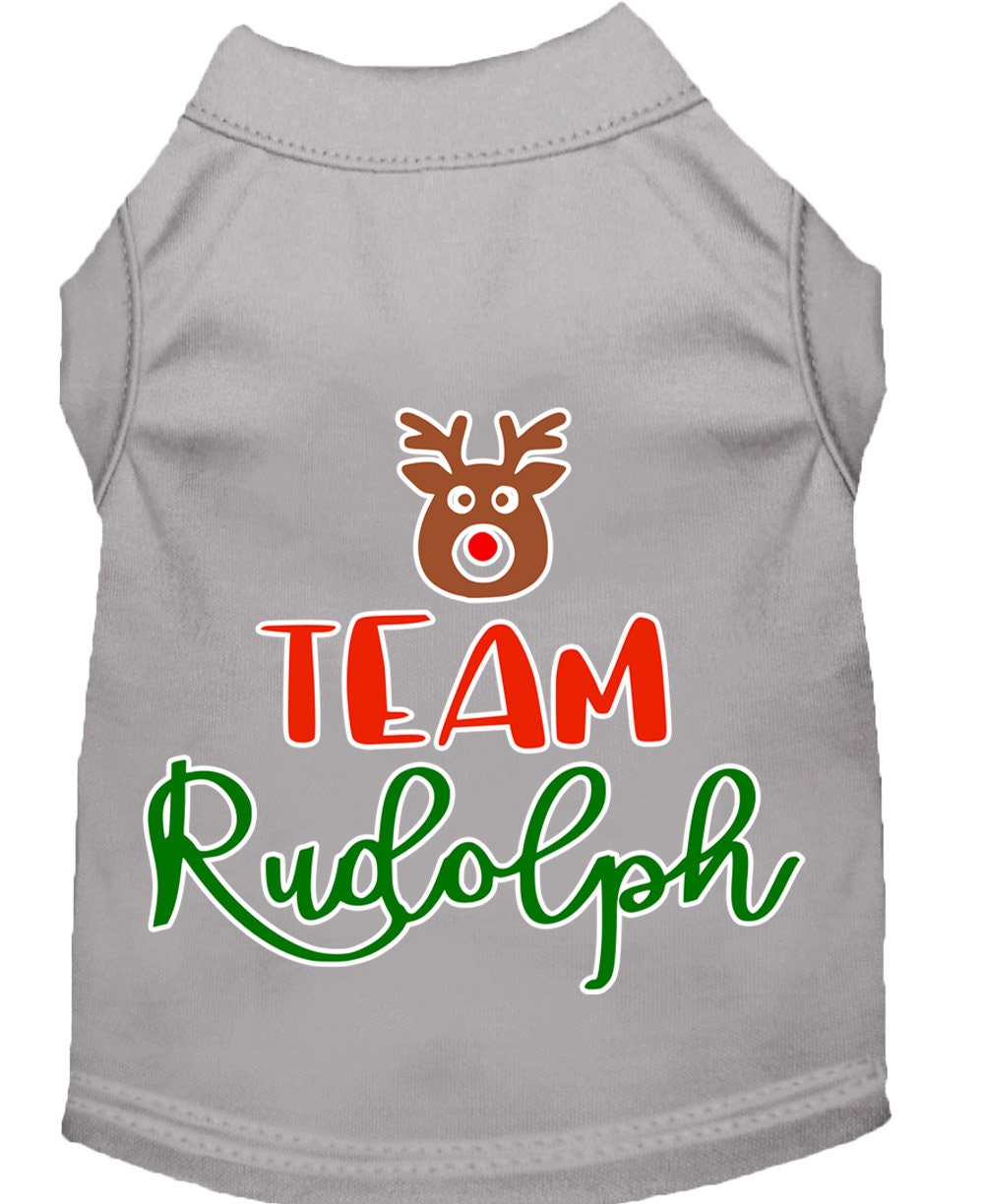As You Wish Apparel – "Team Rudolph" Christmas Pet Shirt
