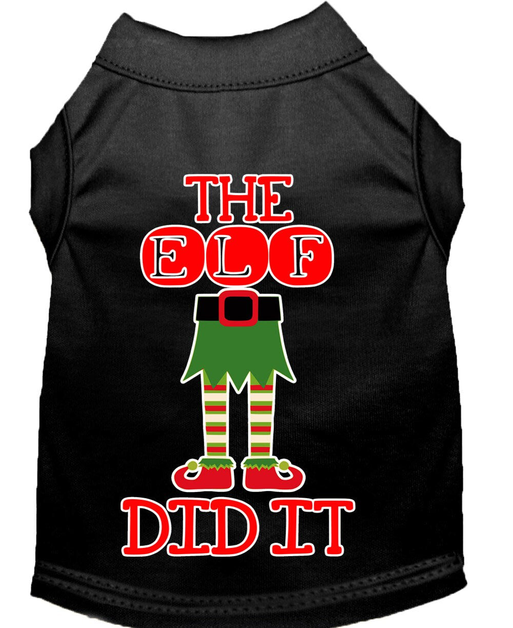 As You Wish Apparel – "The Elf Did It" Christmas Pet Shirt