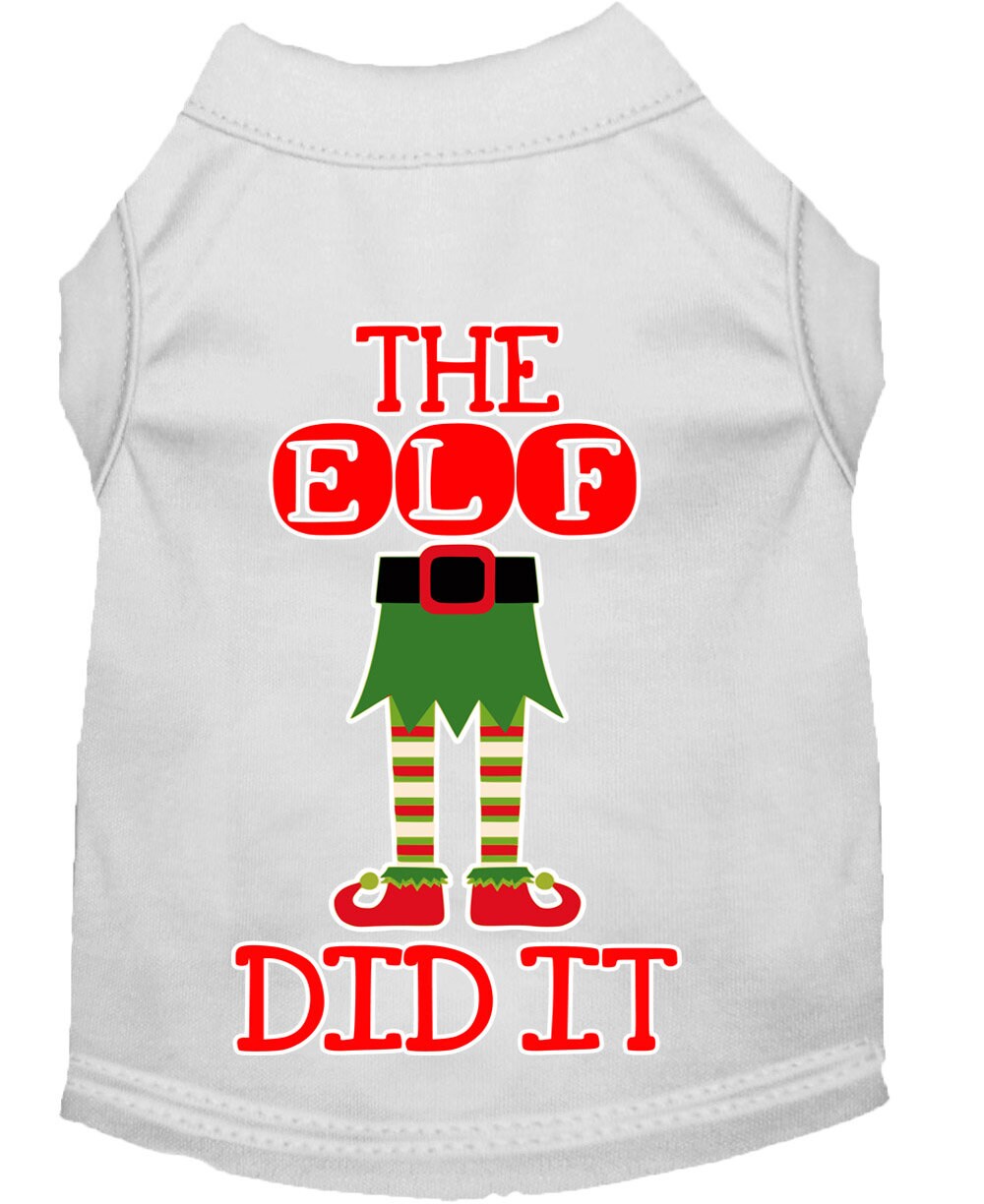 As You Wish Apparel – "The Elf Did It" Christmas Pet Shirt