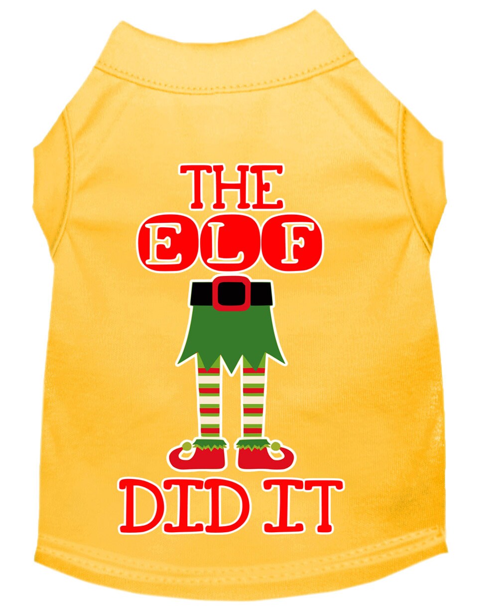 As You Wish Apparel – "The Elf Did It" Christmas Pet Shirt
