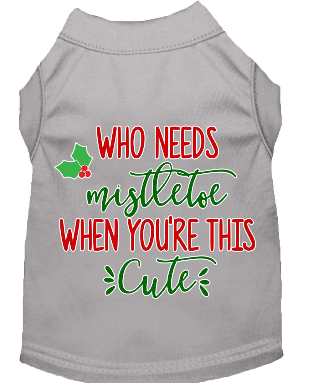 As You Wish Apparel – "Who Needs Mistletoe" Christmas Pet Shirt