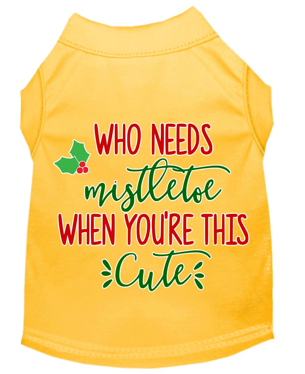 As You Wish Apparel – "Who Needs Mistletoe" Christmas Pet Shirt
