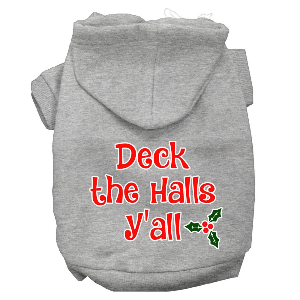 As You Wish Apparel – "Deck the Halls Yall" Christmas Pet Hoodie
