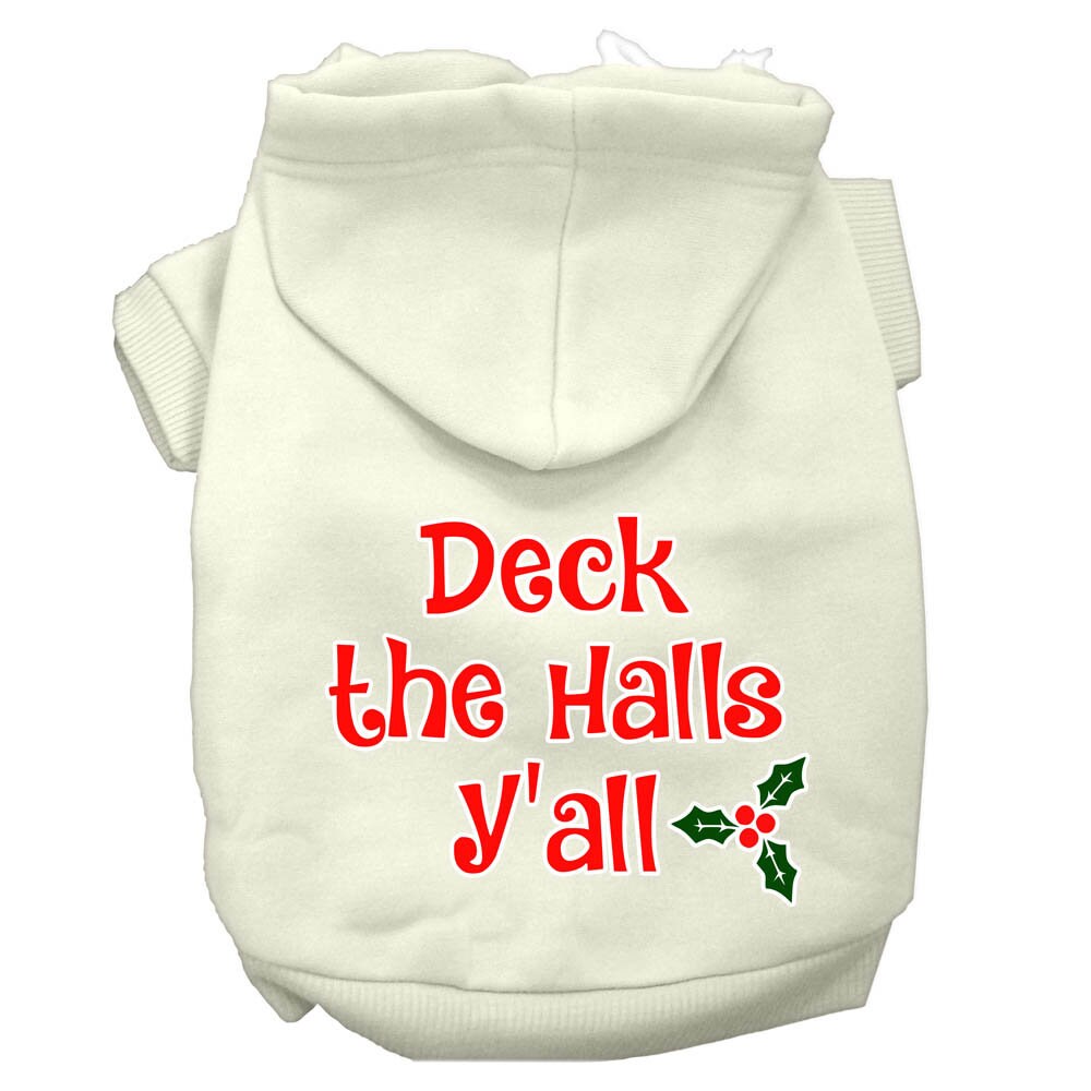 As You Wish Apparel – "Deck the Halls Yall" Christmas Pet Hoodie