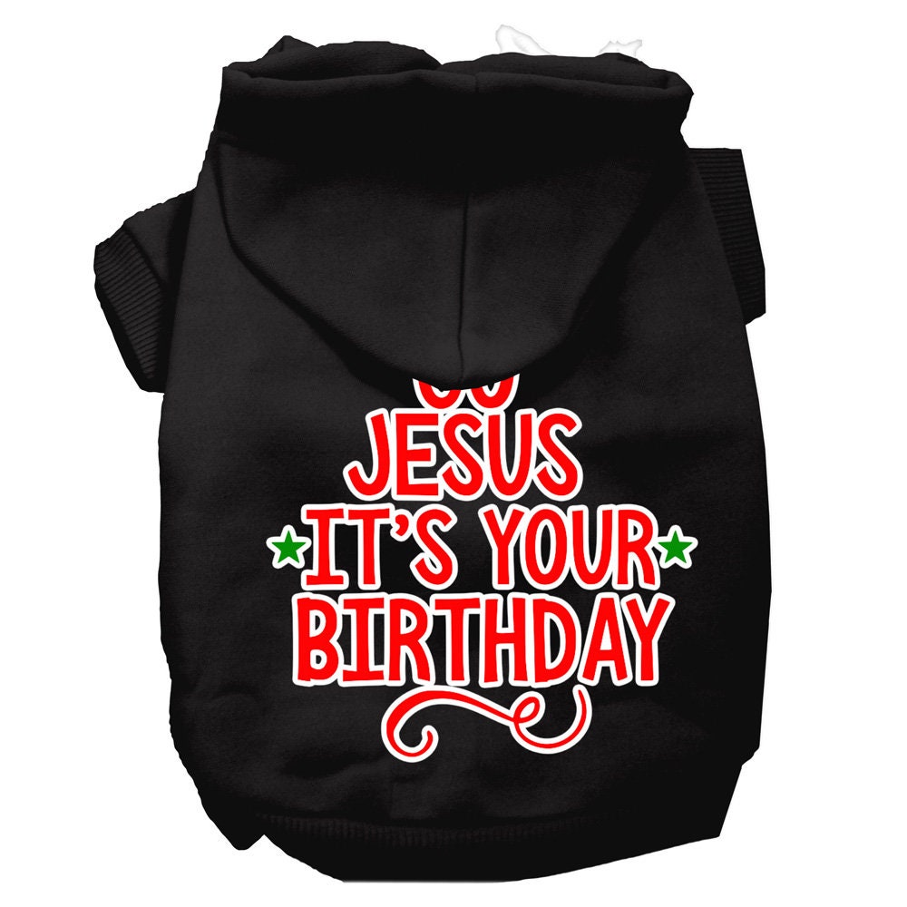 As You Wish Apparel – "Go Jesus, Its Your Birthday" Christmas Pet Hoodie