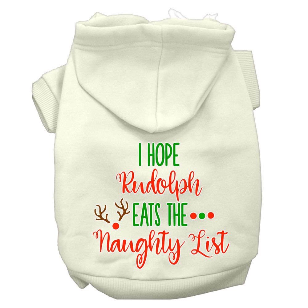As You Wish Apparel – "I Hope Rudolph Eats The Naughty List" Christmas Pet Hoodie