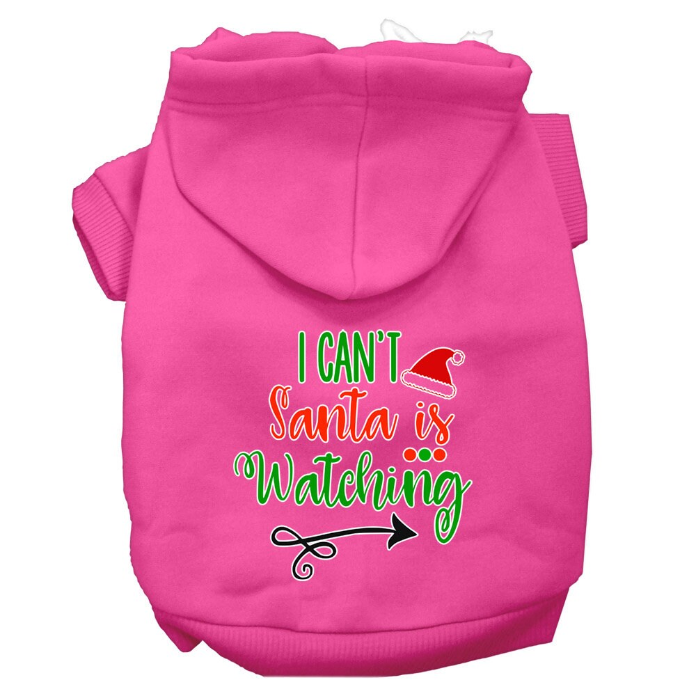 As You Wish Apparel – "I Cant, Santa Is Watching" Christmas Pet Hoodie
