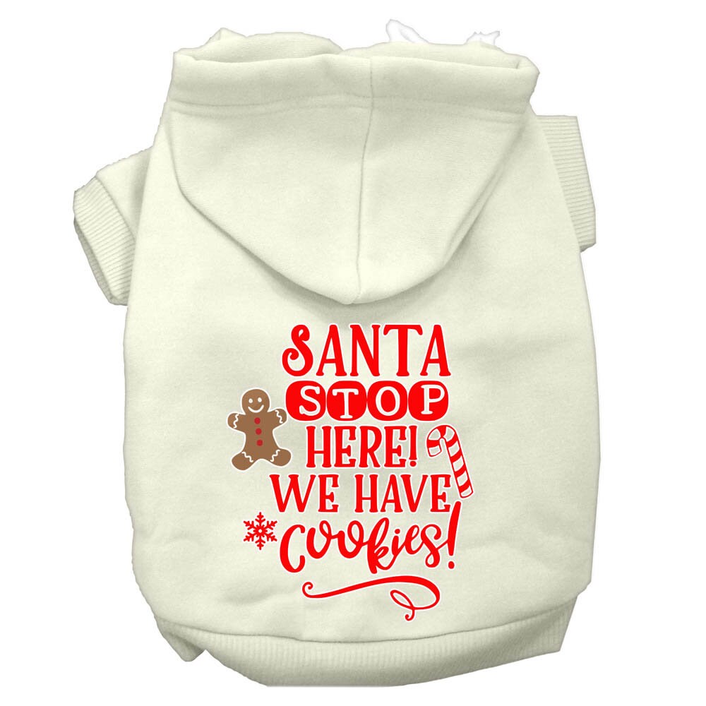 As You Wish Apparel – "Santa Stop Here, We Have Cookies" Christmas Pet Hoodie