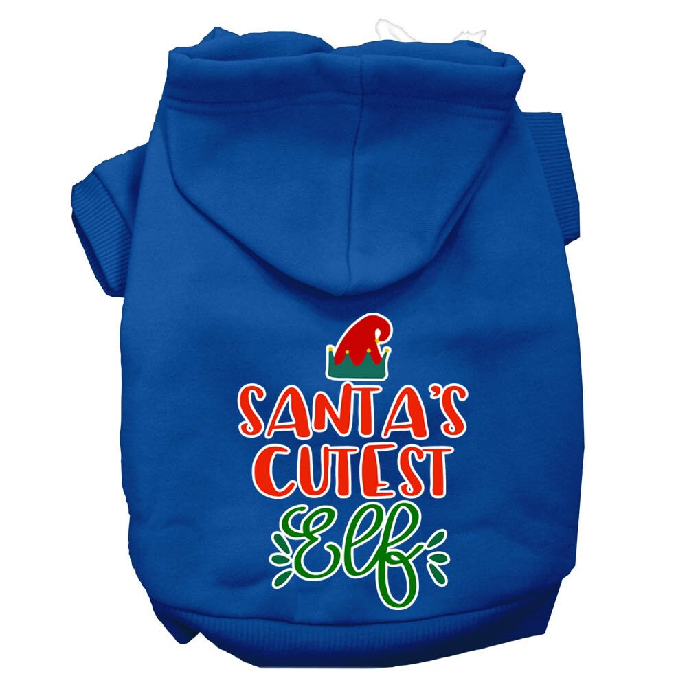 As You Wish Apparel – "Santas Cutest Elf" Christmas Pet Hoodie