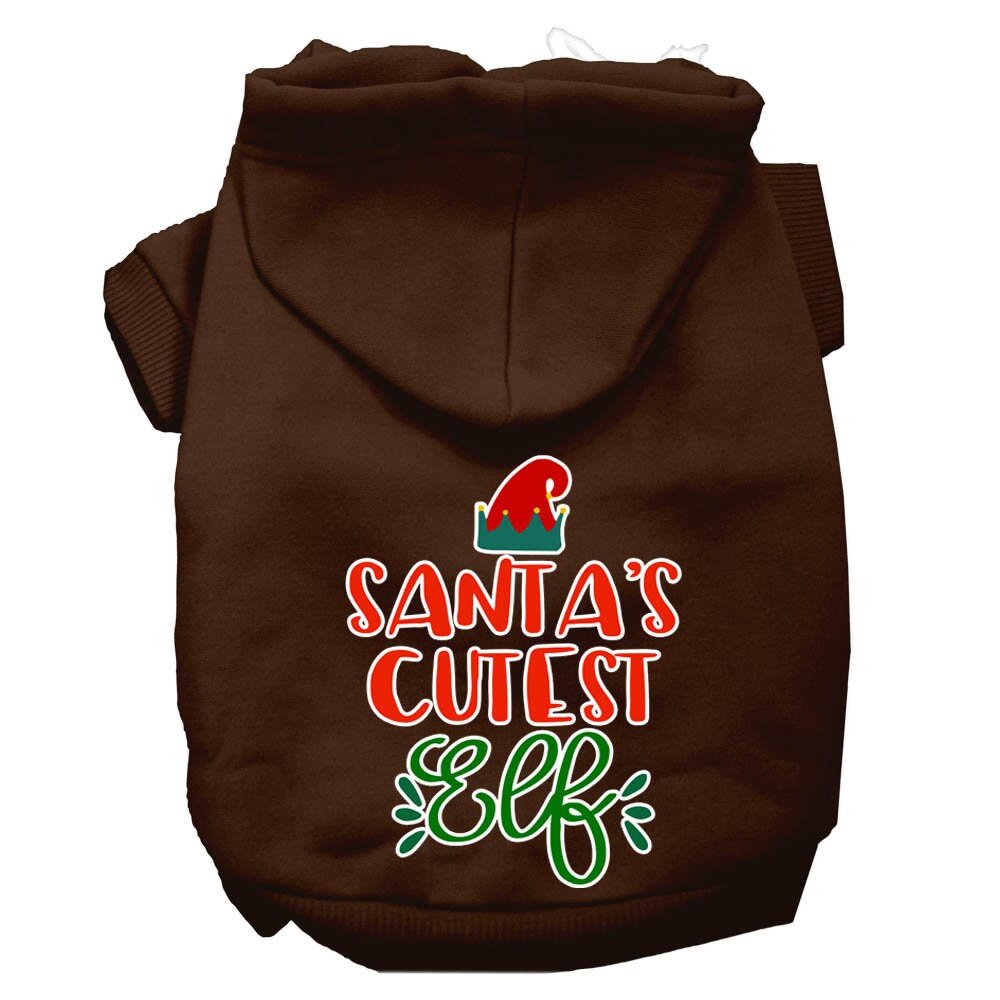 As You Wish Apparel – "Santas Cutest Elf" Christmas Pet Hoodie