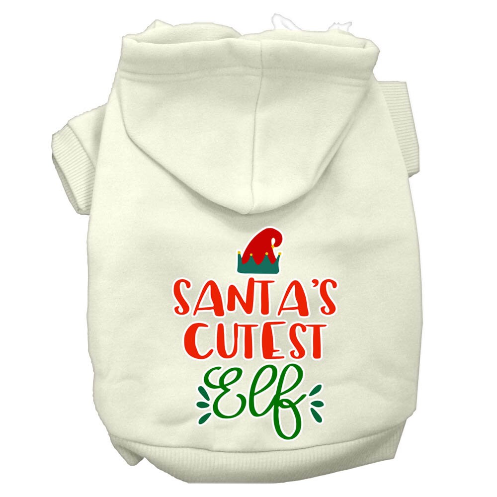 As You Wish Apparel – "Santas Cutest Elf" Christmas Pet Hoodie