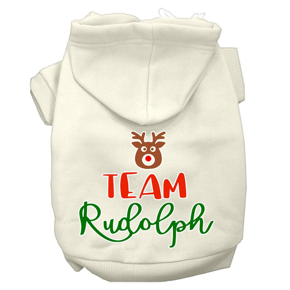 As You Wish Apparel – "Team Rudolph" Christmas Pet Hoodie