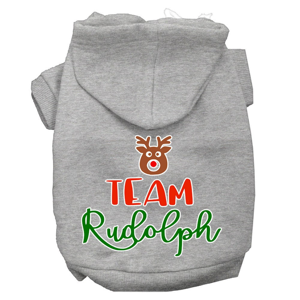 As You Wish Apparel – "Team Rudolph" Christmas Pet Hoodie