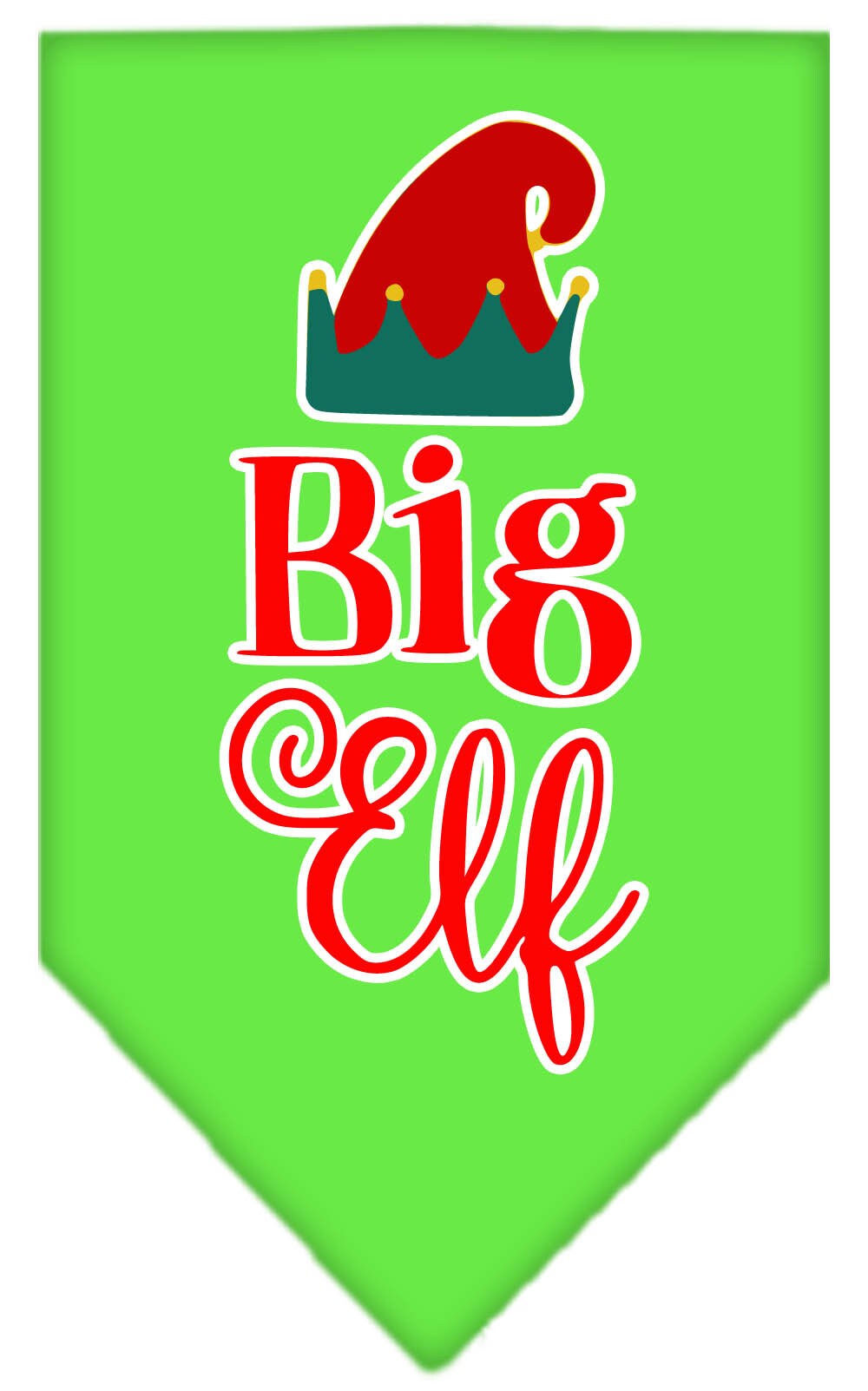 As You Wish Apparel – "Big Elf" Christmas Pet Bandana